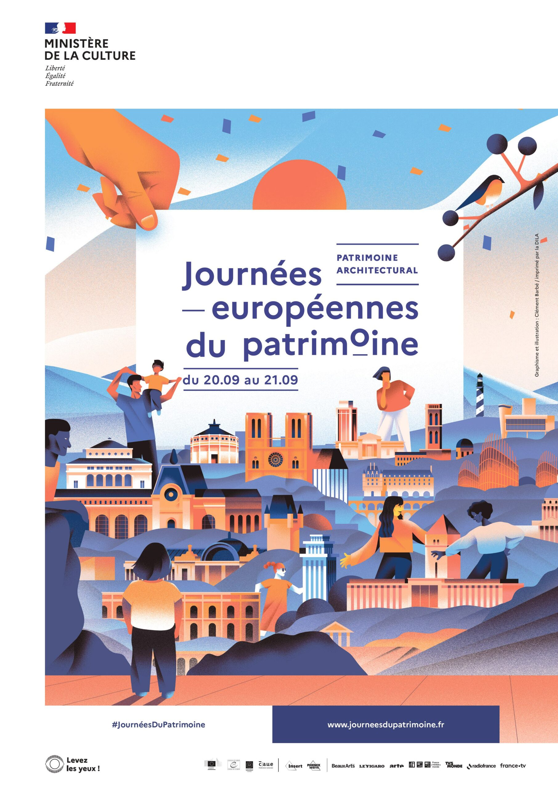 Affiche Journées du patrimoine 2025
