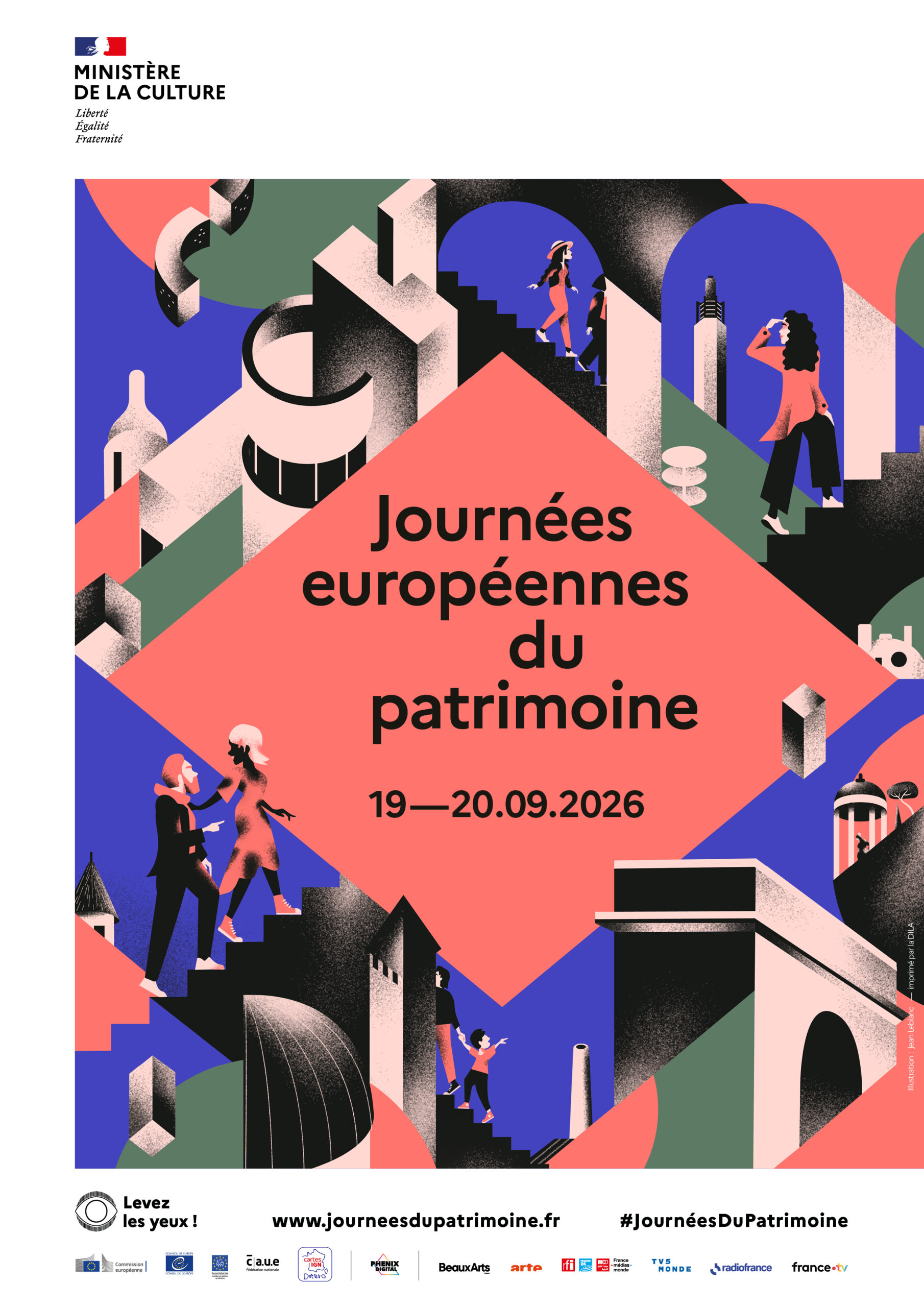 Affiche Journées du patrimoine 2026